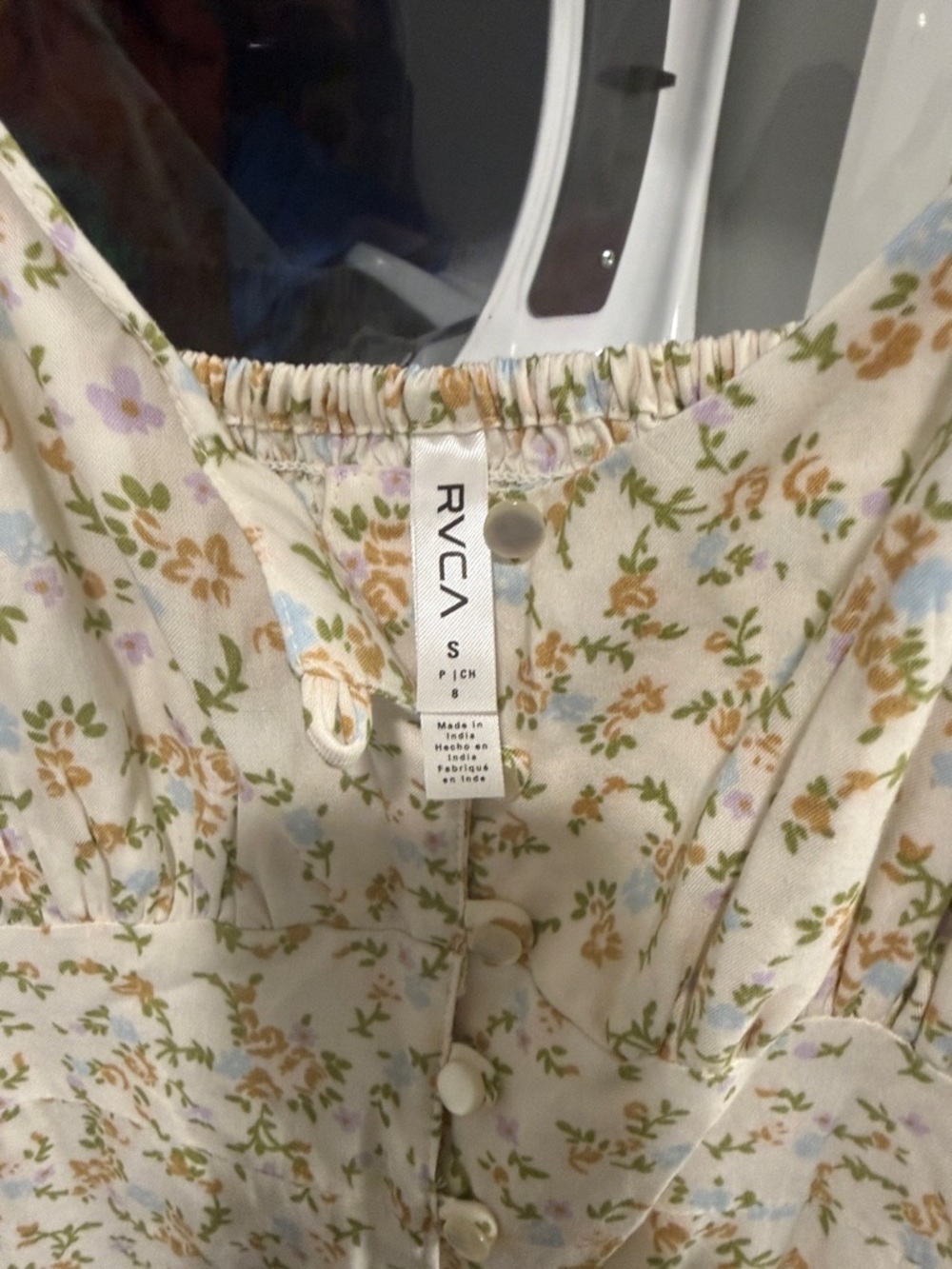 Rvca Floral Slip Dress